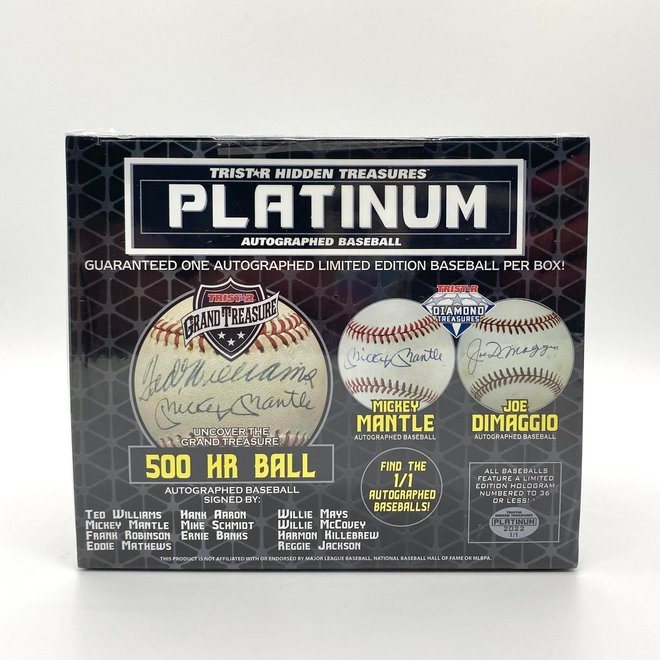 2022s TriStar Hidden Treasures Autographed Baseballs Platinum Edition