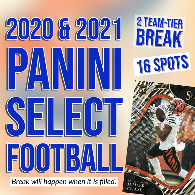 2020 & 2021 Select Football Break #3 2-Team Tiered