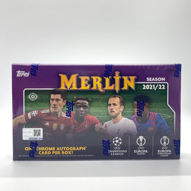 2021-22 Topps Merlin UEFA Champions League Soccer Hobby Box