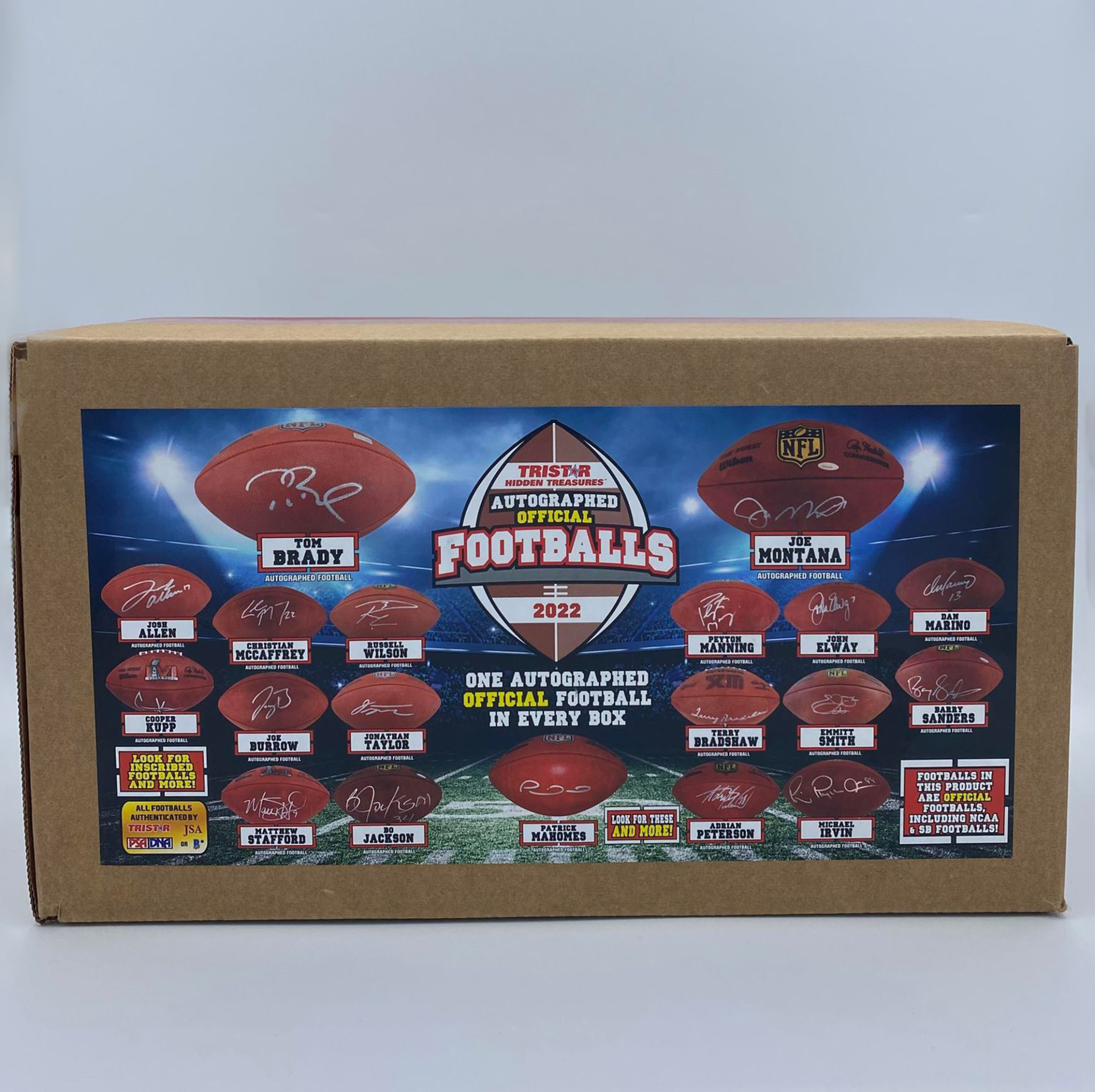 The Adventure Begins  2022 TriStar HT Autographed Football - The Adventure  Begins