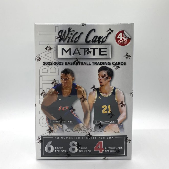 2022 Wild Card Draft Pick Matte Basketball Hobby Mega Box