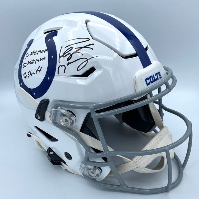 Peyton Manning Autographed Helmet