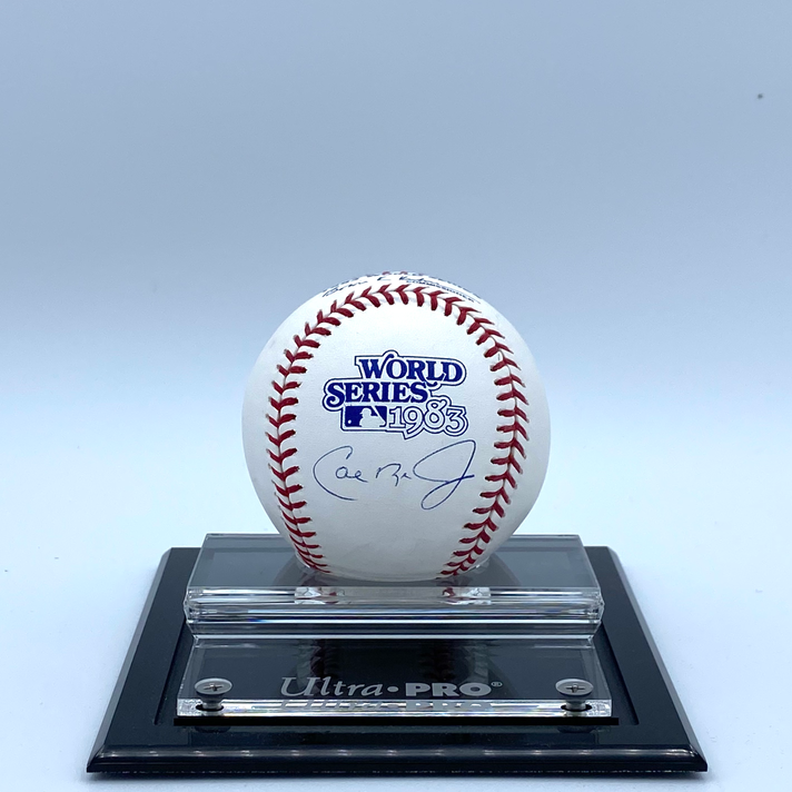 Cal Ripken Jr. Autographed Official 1983 World Series Baseball. Fanatics  Authentication.