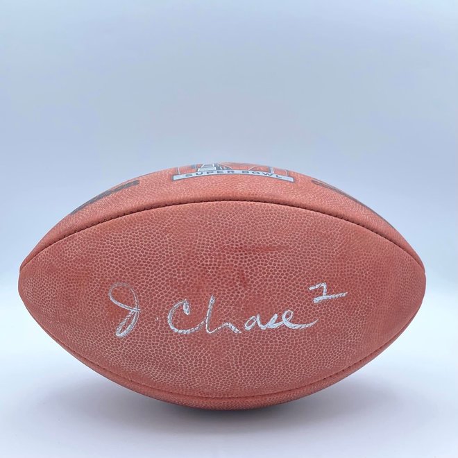 Ja'Marr Chase Super Bowl LVI Autographed Football