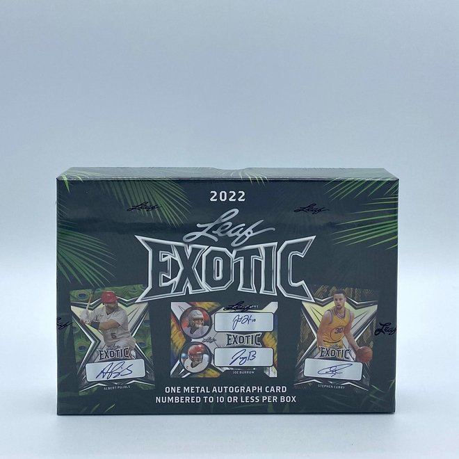 2022 Leaf Exotic Multi-Sport Hobby Box