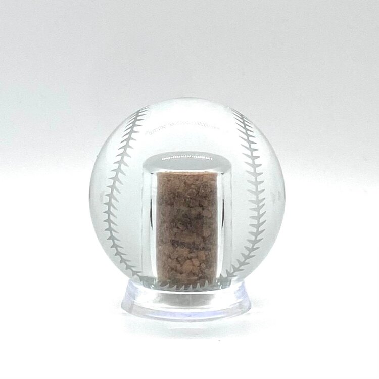 Fanatics 2021 World Series Game-Used Dirt Filled Crystal Ball