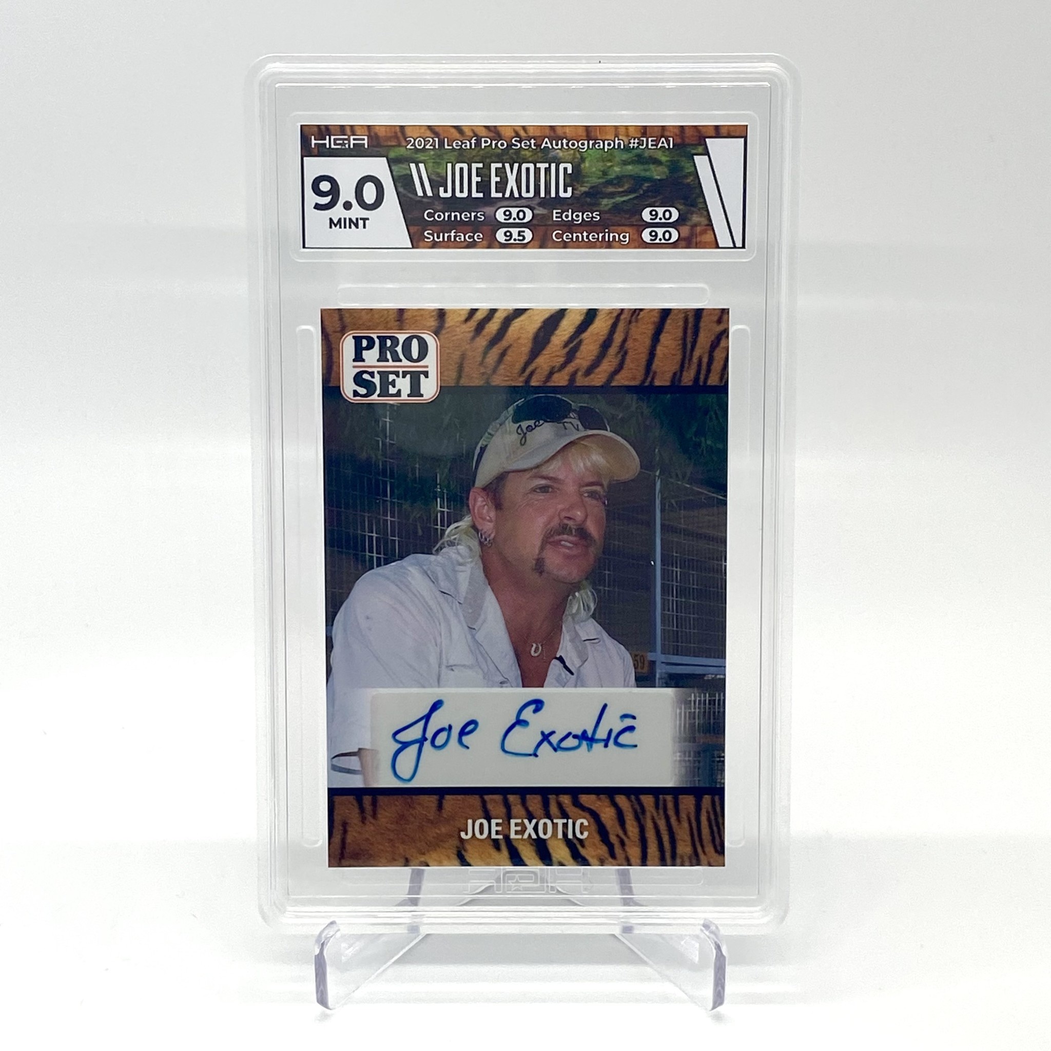 The Adventure Begins 2021 Leaf Pro Set Joe Exotic Autograph HGA 9