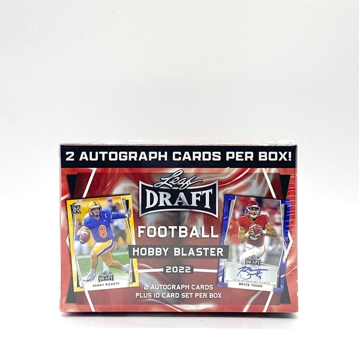 2023 Leaf Draft Football Trading Card Blaster Box