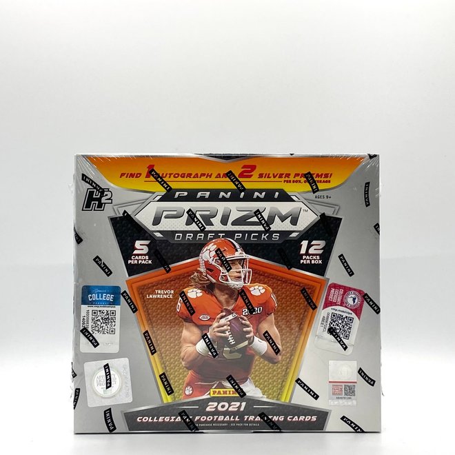 2021 Panini Prizm Draft Picks Collegiate Football Hybrid H2 Hobby Box