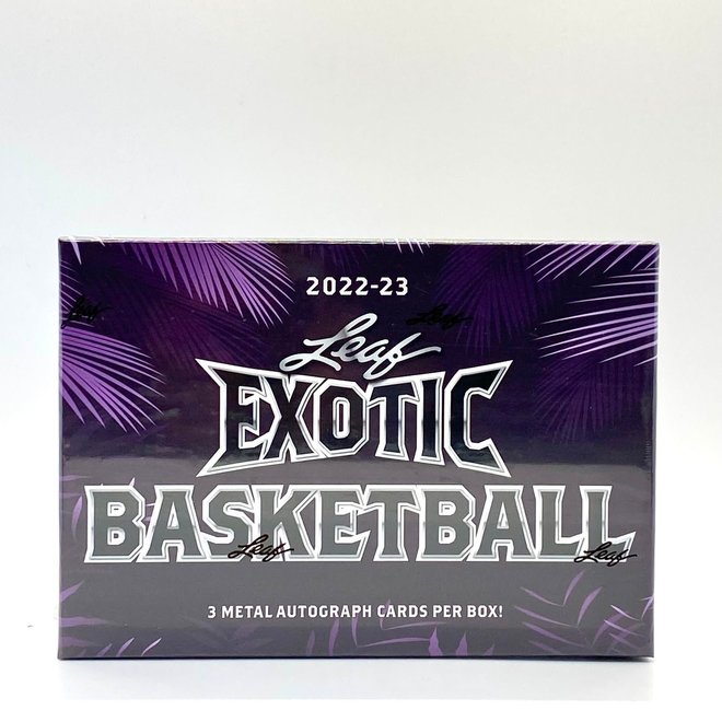 2022 Leaf Exotic Basketball Hobby Box