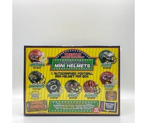 2022 Tristar Hidden Treasures Autographed Football Mini Helmet