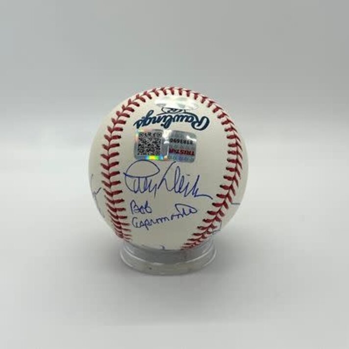 Terry Puhl Autographed Official Major League Baseball Inscribed Astros HOF