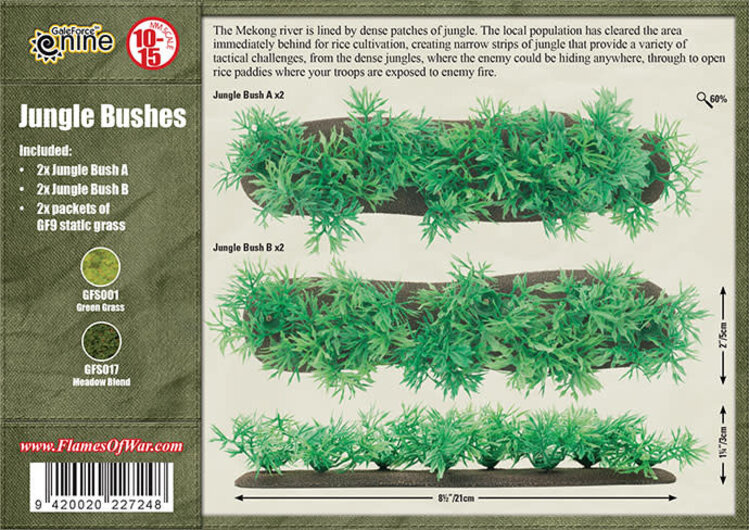Nam Nam: Features - Jungle Bushes (x4)