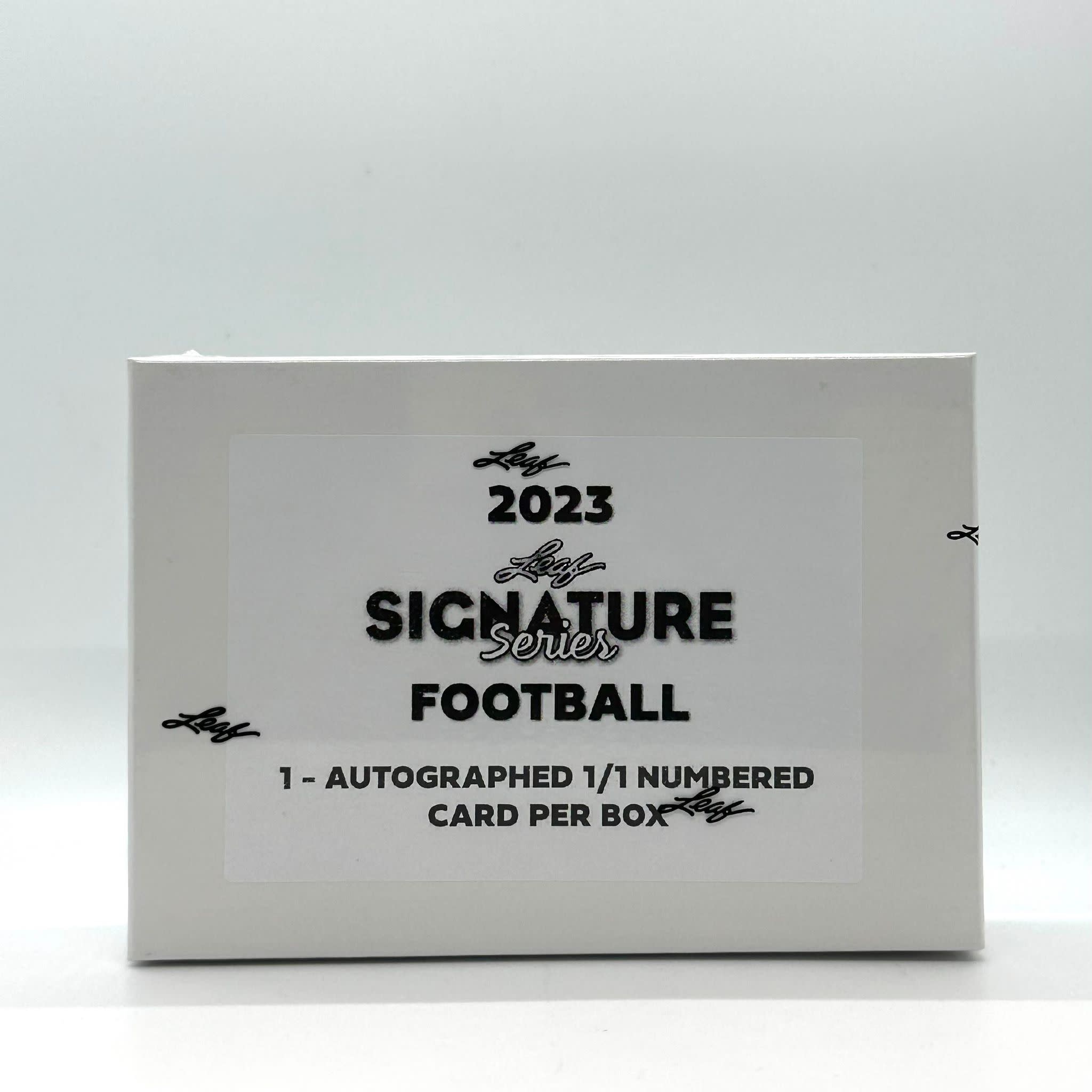 2023 Leaf Autographed Football Jersey Box