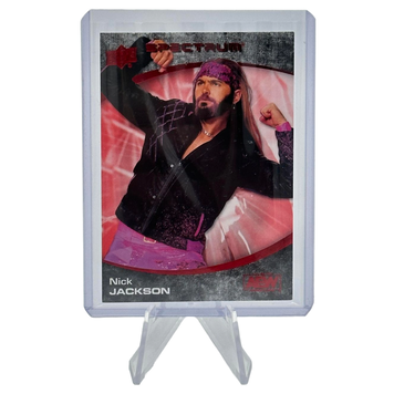 The Adventure Stadium 2021 Upper Deck AEW Spectrum Nick Jackson Red 43/50