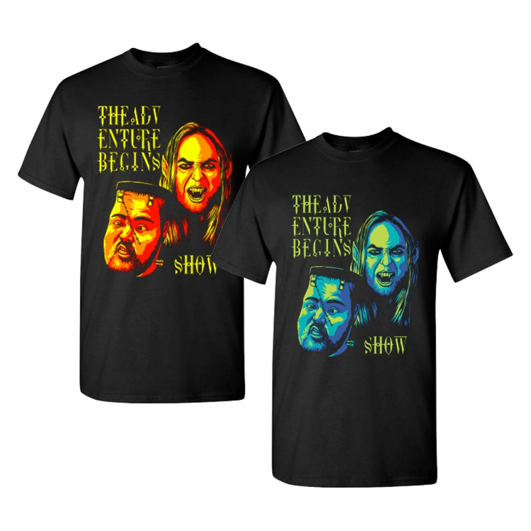 The Adventure Begins The Adventure Begins Halloween 2022 Shirt - Monster Heads