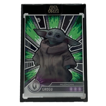 Luke the Cardist Luke the Cardist - Custom Hand Painted 2023 Topps Chrome Grogu 1/1 Card