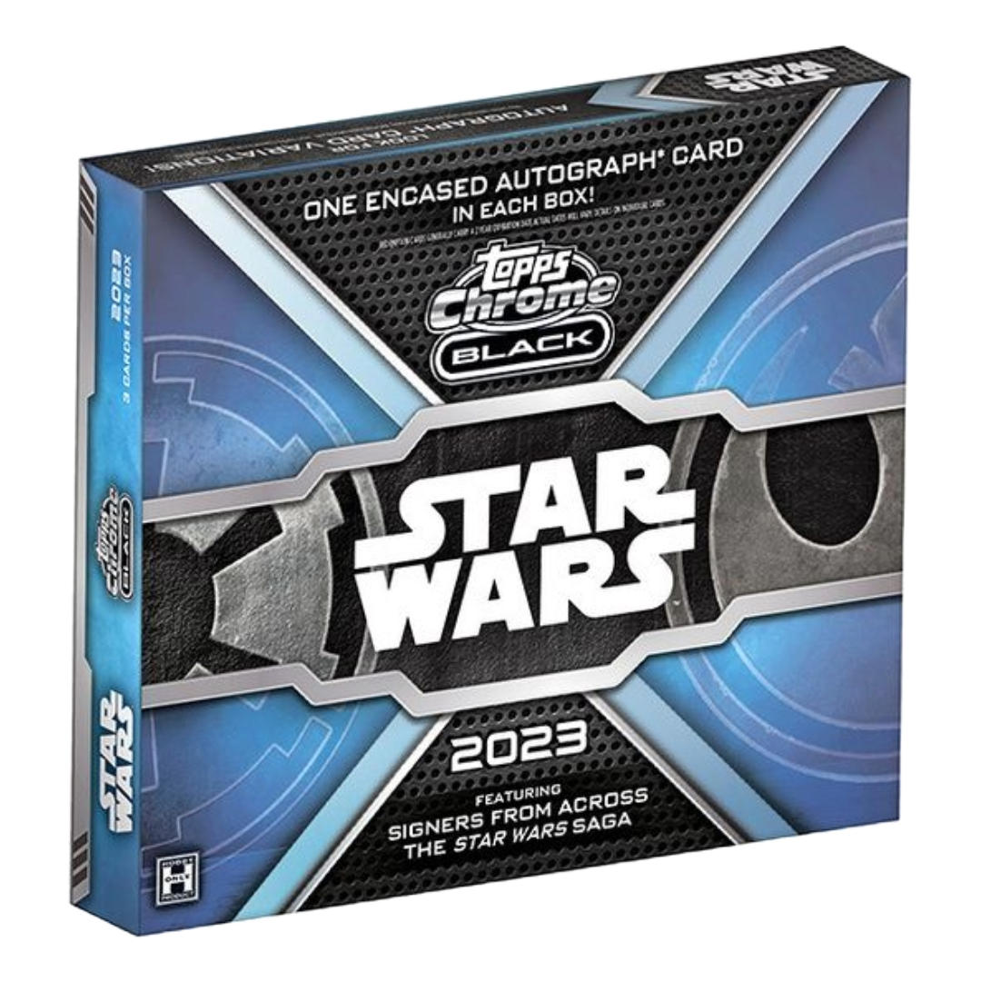 The Adventure Begins 2023 Topps Star Wars Chrome Black Hobby Box The Adventure Begins