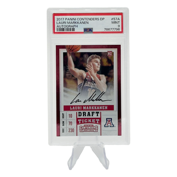 The Adventure Stadium 2017 Panini Contenders Draft Picks Lauri Markkanen Autograph 20/25 PSA 9