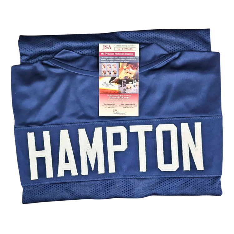Dan Hampton "HOF 2002" Chicago Bears Jersey (Navy)