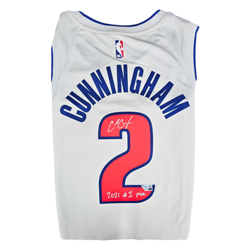 Fanatics Cade Cunningham Detroit Pistons "#1" Swingman Jersey (White)