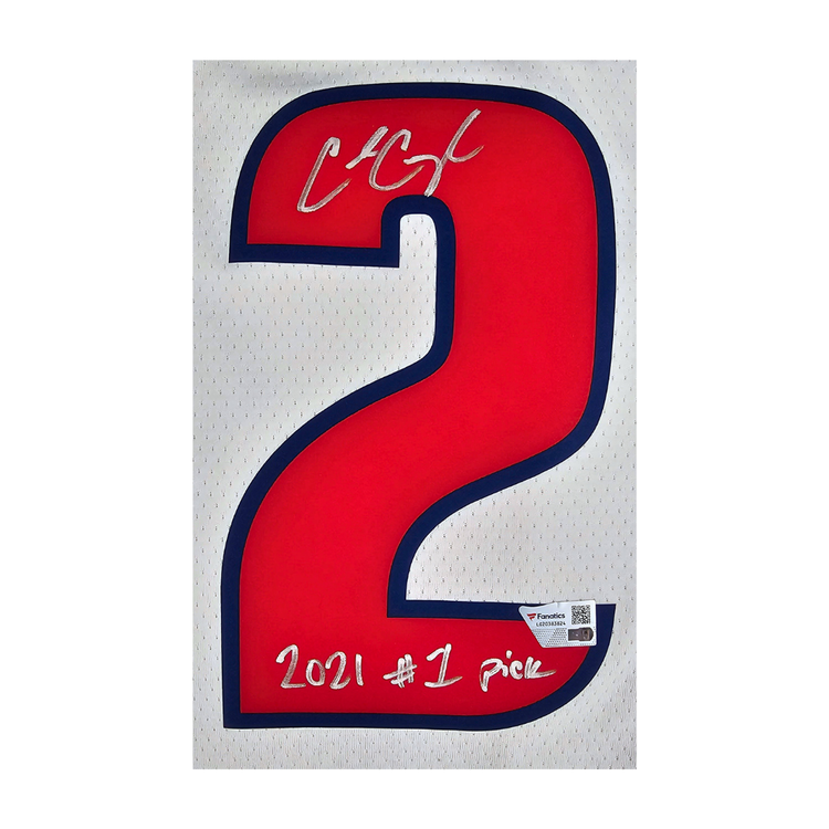 Fanatics Cade Cunningham Detroit Pistons "#1" Swingman Jersey (White)