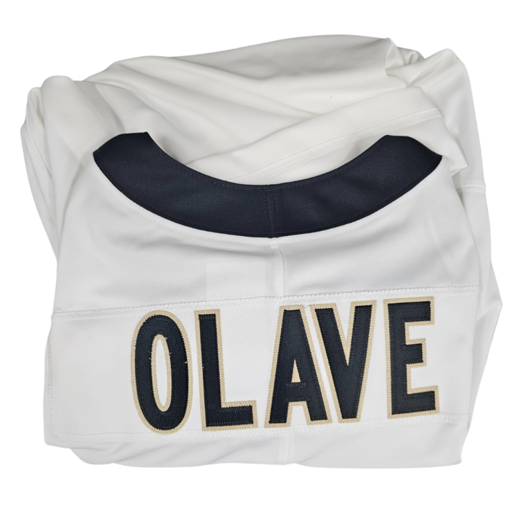Chris Olave New Orleans Saints Framed Jersey (White)