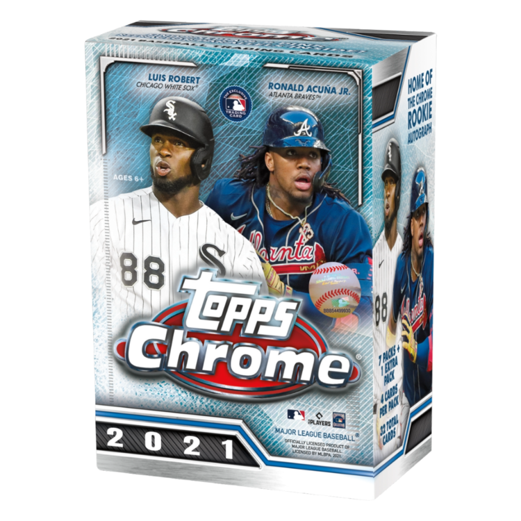 Topps 2021 Topps Chrome Baseball Blaster Box