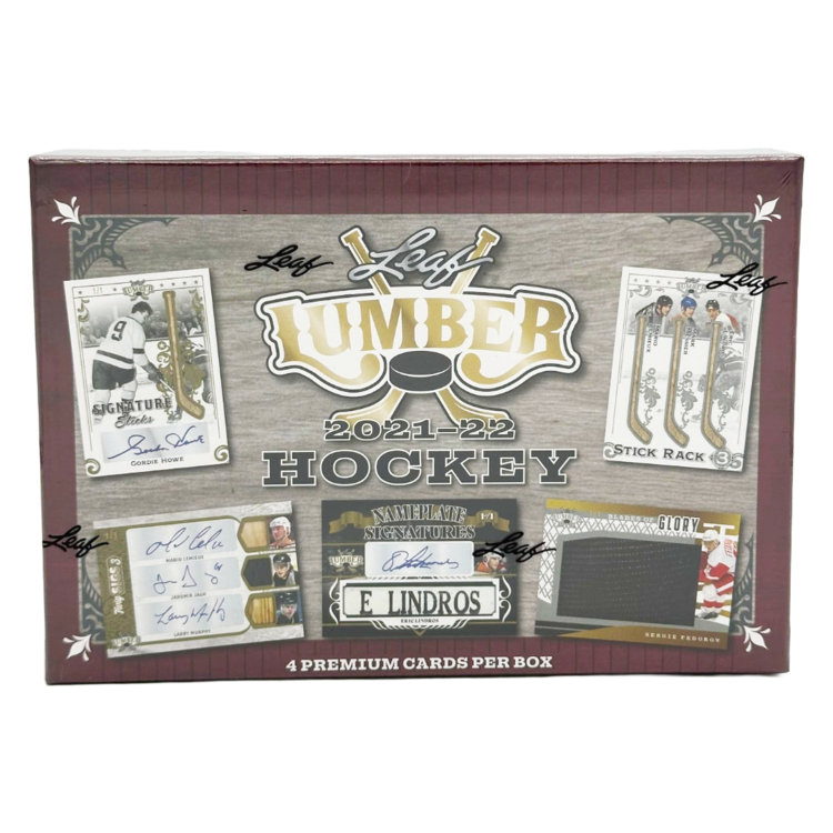 Leaf Trading Cards 2022 Leaf Lumber Hockey Hobby Box