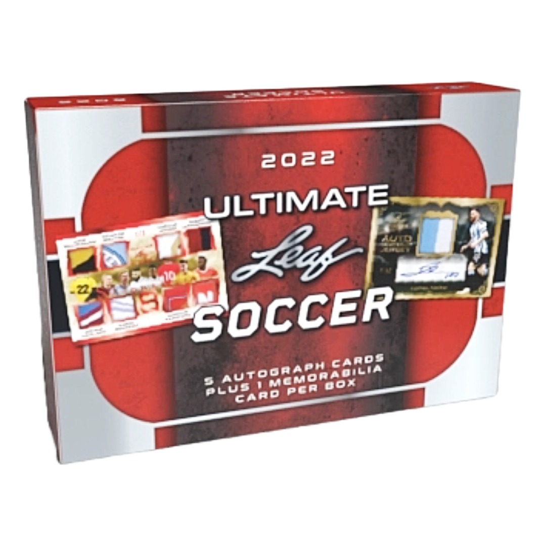 The Adventure Begins 2022 Leaf Ultimate Soccer Hobby Box The