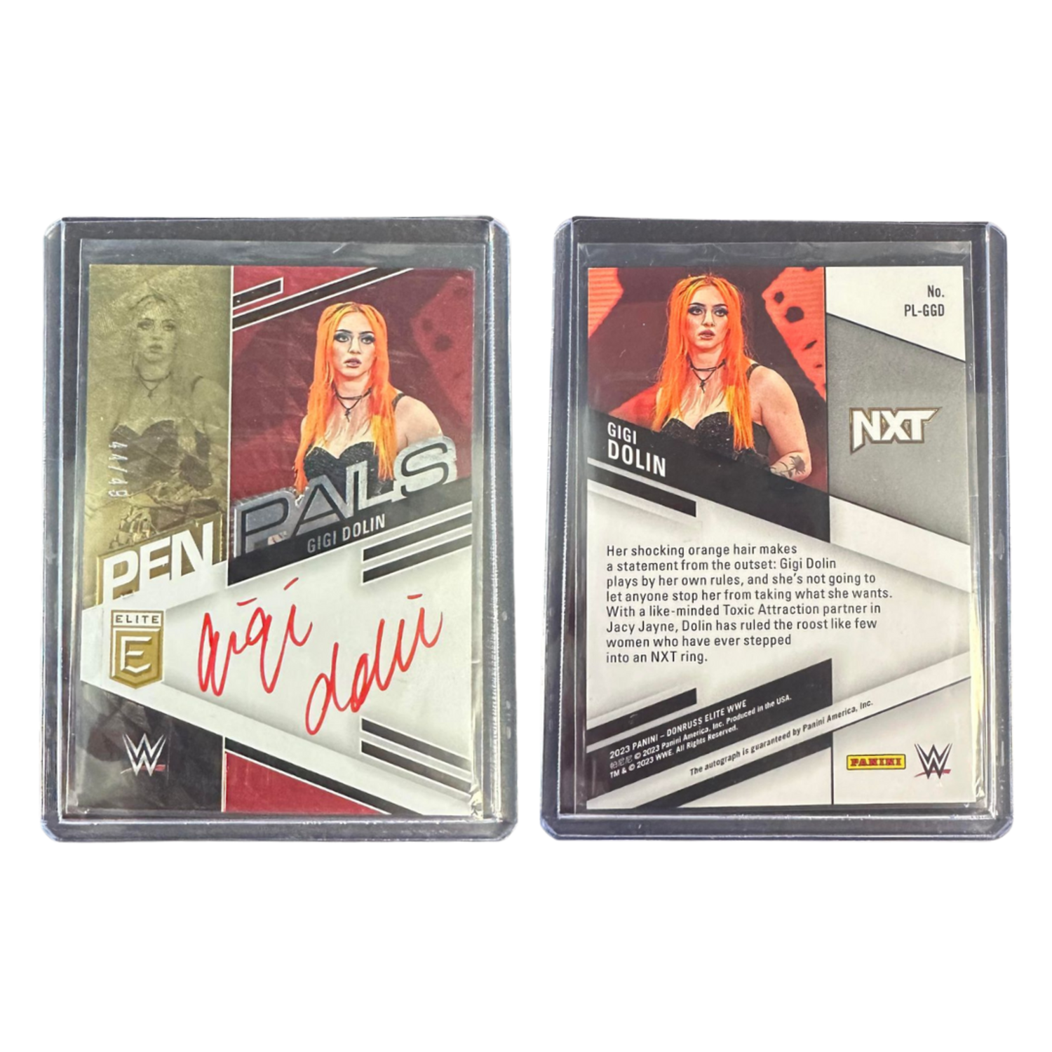 The Adventure Begins | 2023 Donruss Elite WWE Gigi Dolin Auto /49