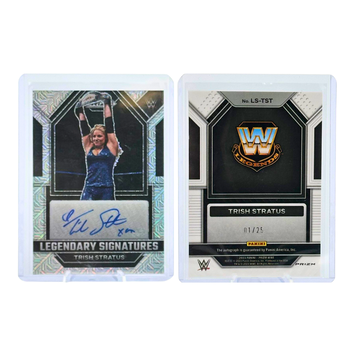 The Adventure Stadium 2023 Panini Prizm WWE Trish Stratus Autograph "Legendary Signatures" Mojo 01/25