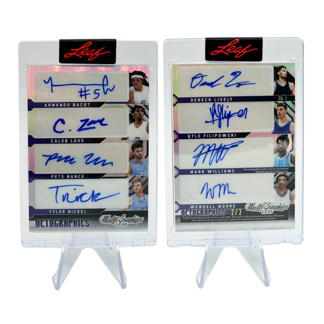 The Adventure Begins 2023 Leaf Multi Graphics A. Bacot et al Auto /2