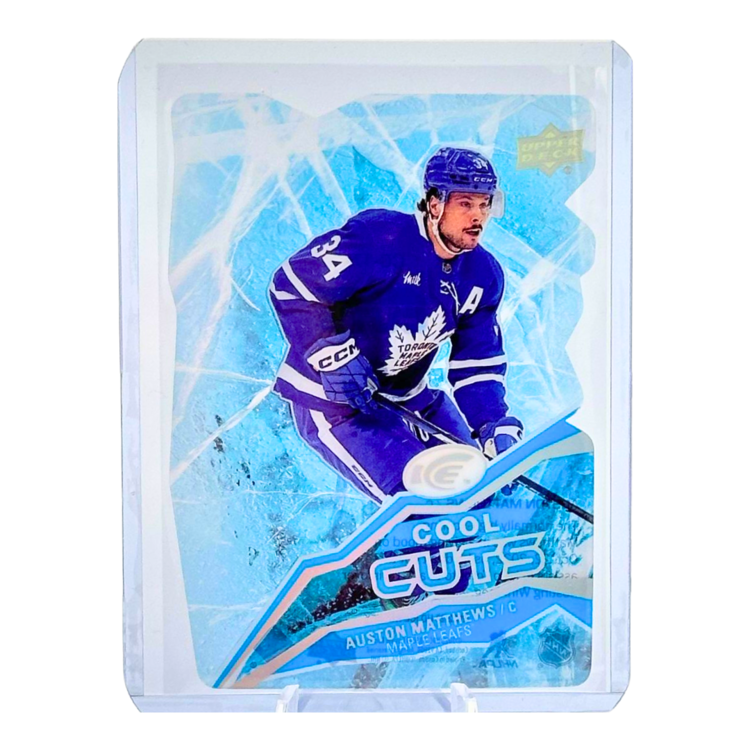 The Adventure Stadium 2022-23 Upper Deck Ice Cool Cuts Auston Matthews