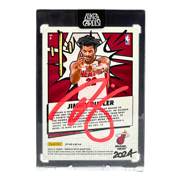 Luke the Cardist Luke the Cardist - Custom Hand Painted JIMMY BUTLER 2023 1/1 Card