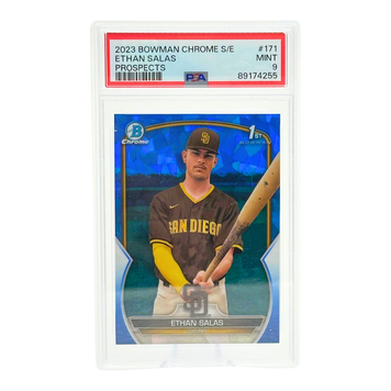 Topps 2023 Topps Bowman Chrome Sapphire Edition Ethan Salas PSA 9