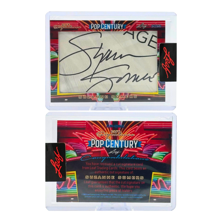 The Adventure Stadium 2023 Leaf Pop Century Suzanne Somers Cut Autograph