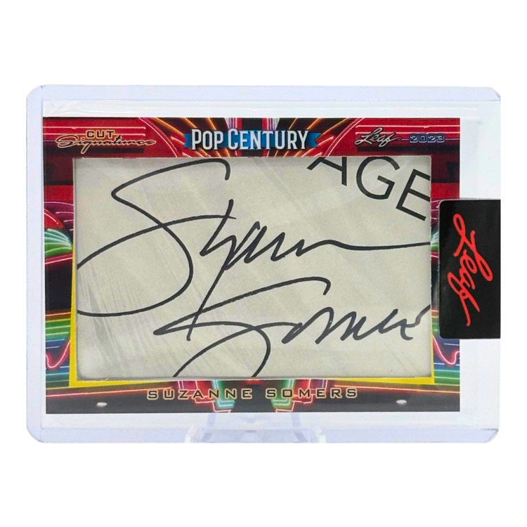 The Adventure Stadium 2023 Leaf Pop Century Suzanne Somers Cut Autograph