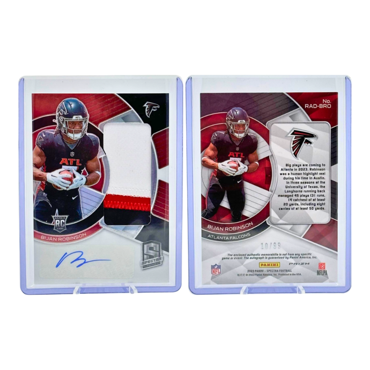 Panini America 2023 Panini Spectra Bijan Robinson RPA 10/99