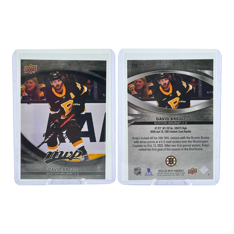 The Adventure Stadium 2023-24 Upper Deck MVP David Krejci