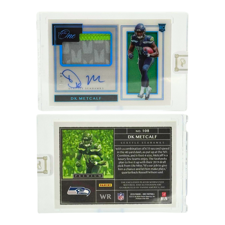 Panini America 2019 Panini One Football DK Metcalf RPA 44/49
