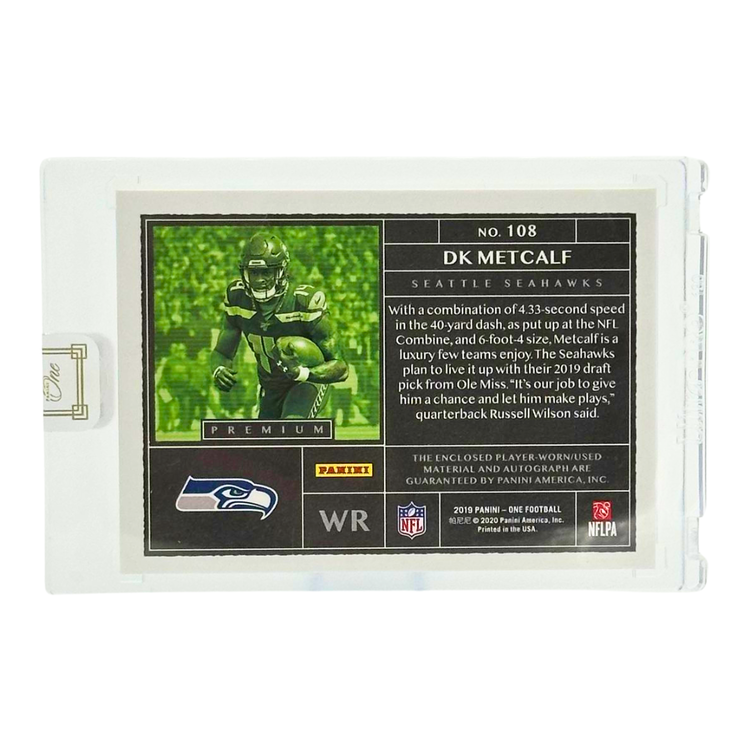 Panini America 2019 Panini One Football DK Metcalf RPA 44/49