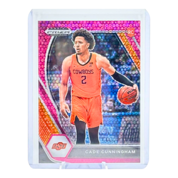 The Adventure Stadium 2021 Panini Prizm Draft Picks Cade Cunningham Pink Disco 06/20
