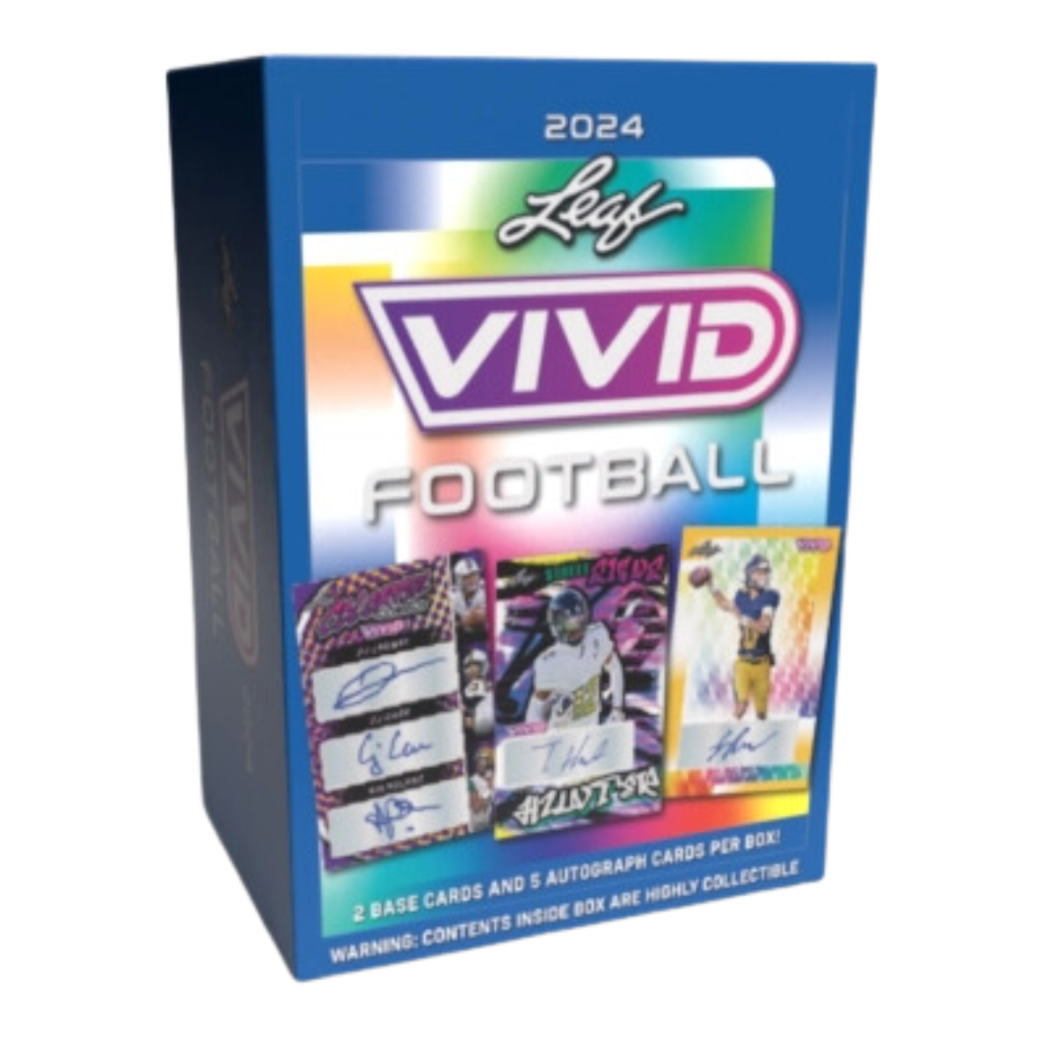 The Adventure Begins 2025 Leaf Vivid Football Hobby Box The