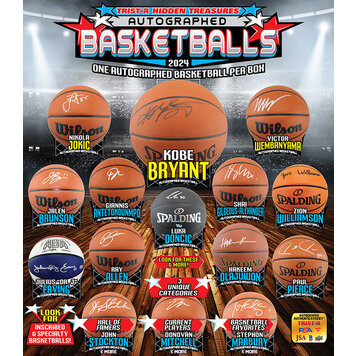 Tristar 2024 Hidden Treasures Autographed Basketballs