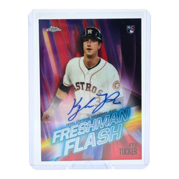 The Adventure Stadium 2019 Topps Chrome Kyle Tucker Autograph "Freshman Flash" 5/5