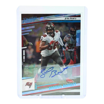 The Adventure Stadium 2022 Panini Prestige Shaquil Barrett Autograph Fractal 02/10