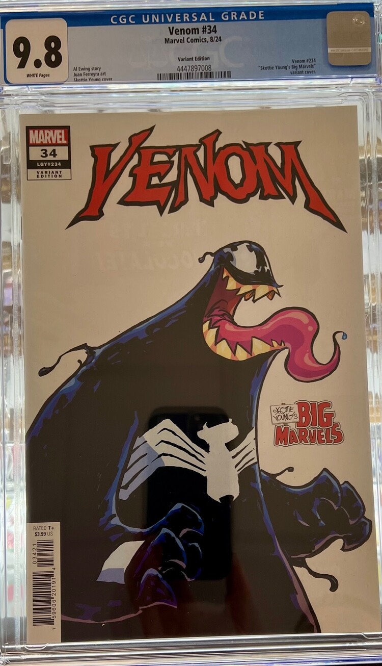 Marvel Comics Venom #34 (2024) CGC 9.8 Skottie Young
