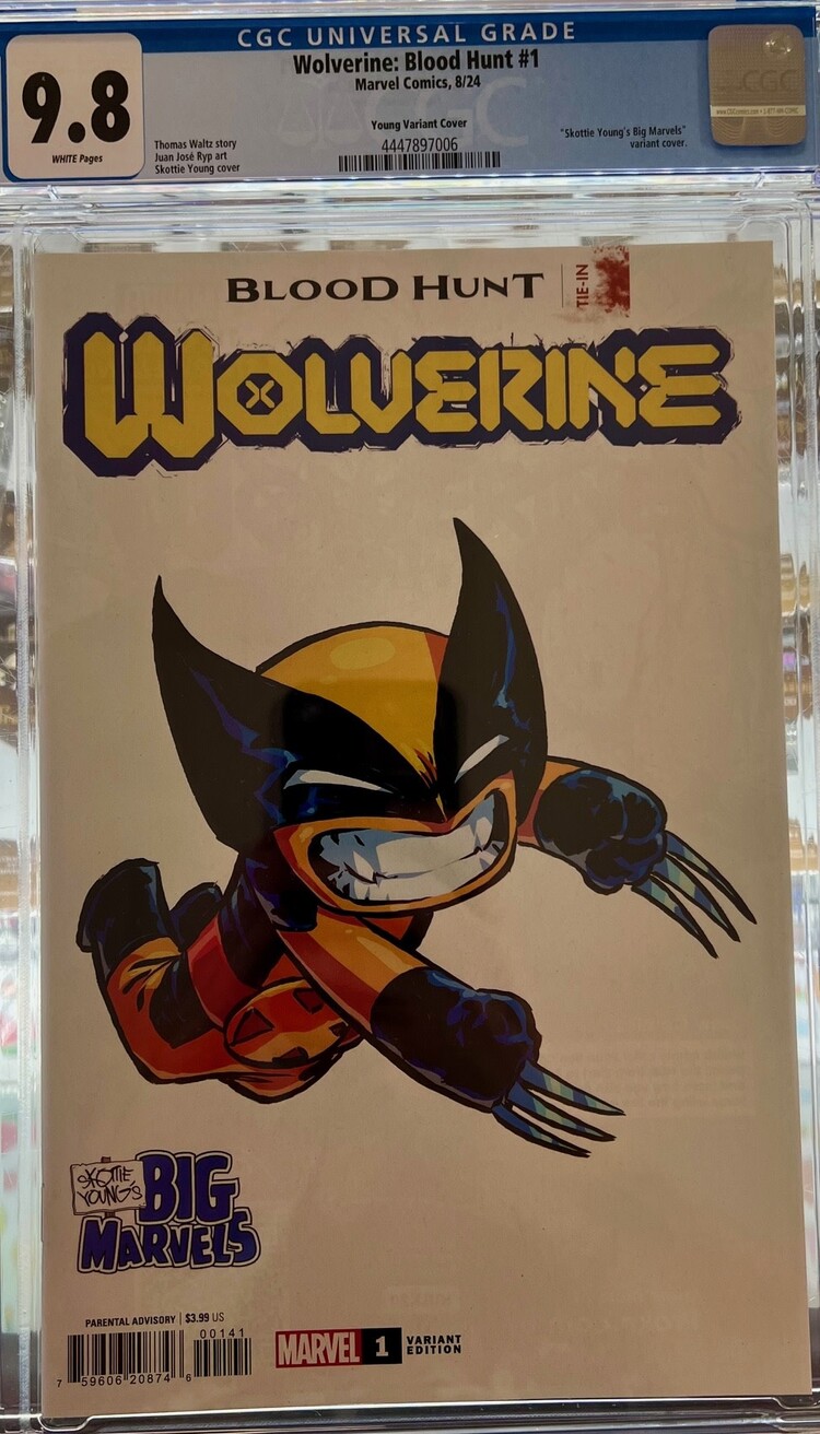 Marvel Comics Wolverine: Blood Hunt #1 (2024) CGC 9.8 Skottie Young