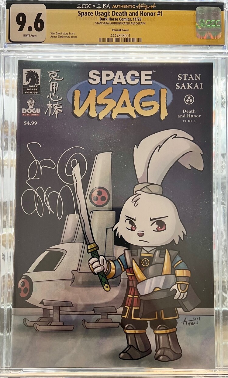 Dark Horse Space Usagi: Death and Honor #1 (2023) CGC 9.6 Signed: Stan Sakai